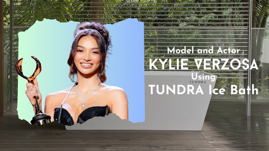 Philippines Model and Actor Kylie Verzosa with TUNDRA Ice Bath