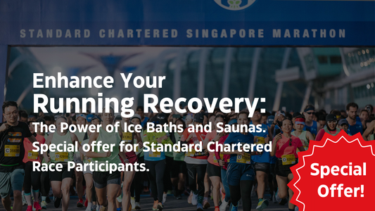 Enhance Your Running Recovery: The Power of Ice Baths and Saunas. Special offer for Standard Chartered Race Participants.