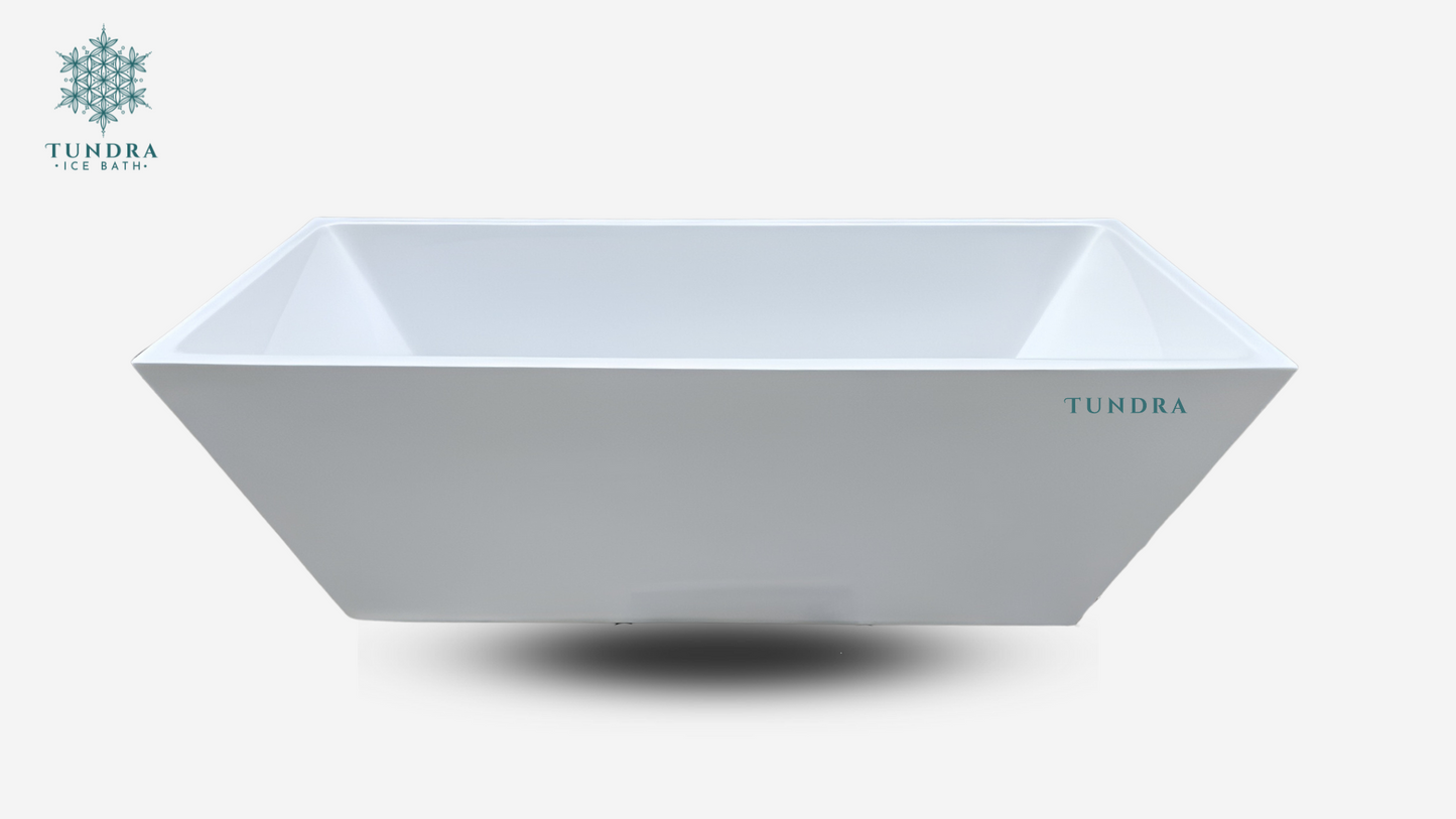 Discover the TUNDRA Ice Bath Polaris: a top-tier cold therapy solution with enduring construction, dual-wall insulation, and adjustable temperature (3-42°C). Features LED lighting, easy drainage, and compatibility with Borealis Cooler & Heater.
